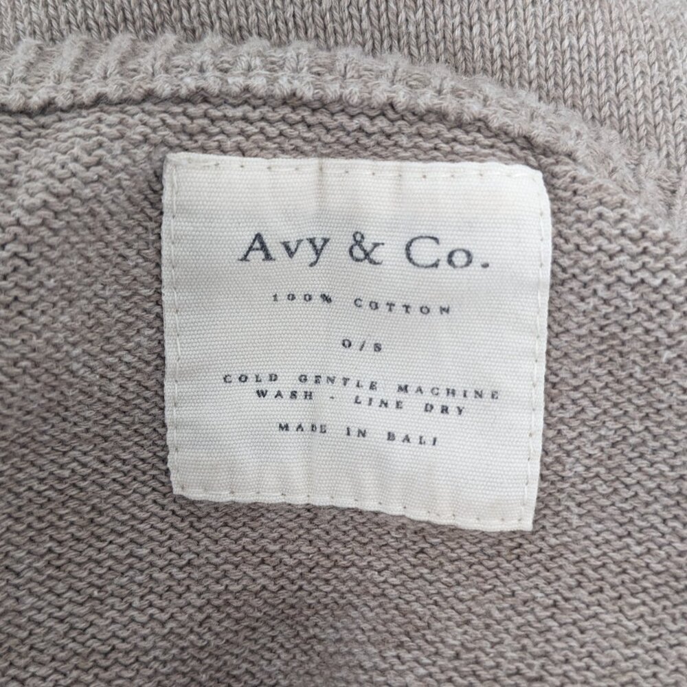 avy & co nora vest fawn taupe cap sleeve tank top one size - Picture 7 of 7